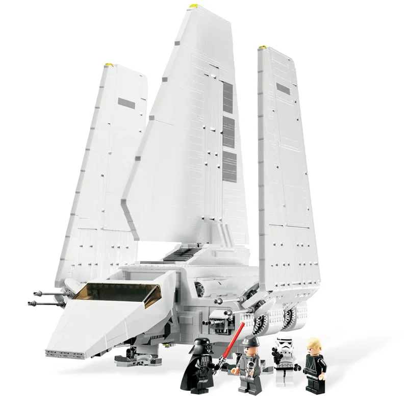 Sandėlyje 35005 Star SS Karai Imperial Shuttle Modelio Blokai Apšviesti Pav Žaislai Vaikams Kalėdų Dovana 05034