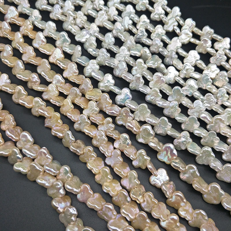 Shuangsheng 2018 gamtos drugelis Baroko formos perlas 13mm 