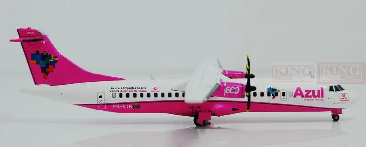 Siūlome: Sparnai XX2705 Specialios Azul ATR-72-600 PR-ATB JC rožinė 1:200 komercinės jetliners plokštumoje modelis hobis