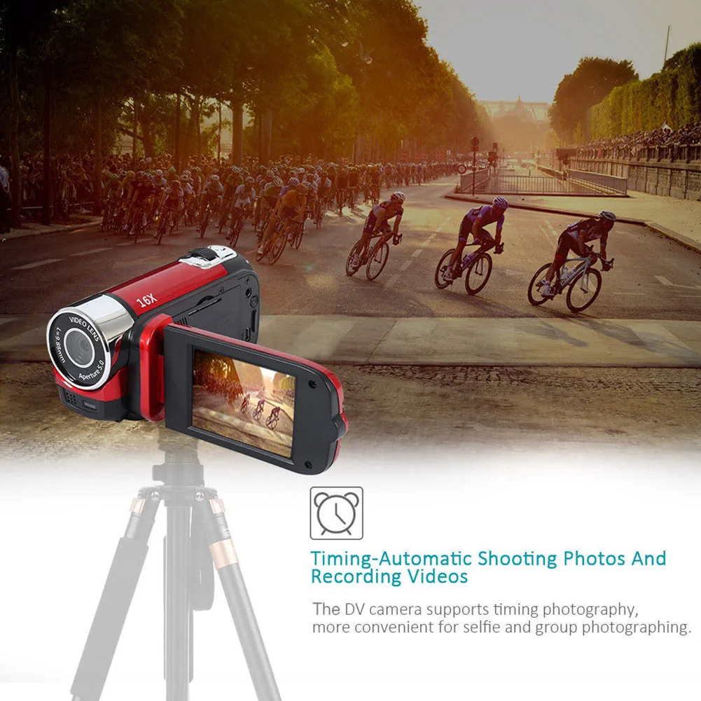 Skaitmeninė Kamera, 1080P Vaizdo Aišku, Naktinio Matymo Anti-shake LED Šviesos Laikina Selfie Profesionalus Vaizdo High Definition