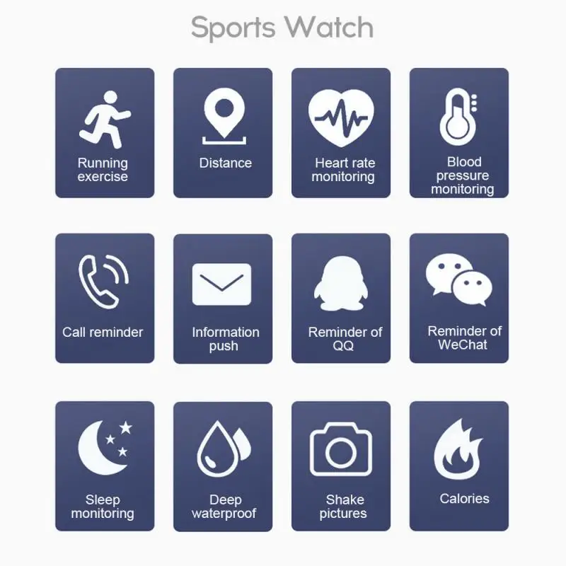Smart Apyrankę Žiūrėti Bluetooth 4.2 Smart Stebėti Širdies Ritmą Ir Deguonies Kraujo Spaudimas Sport Fitness Tracker Skaitmeninis Žiūrėti Vyrai Moterys
