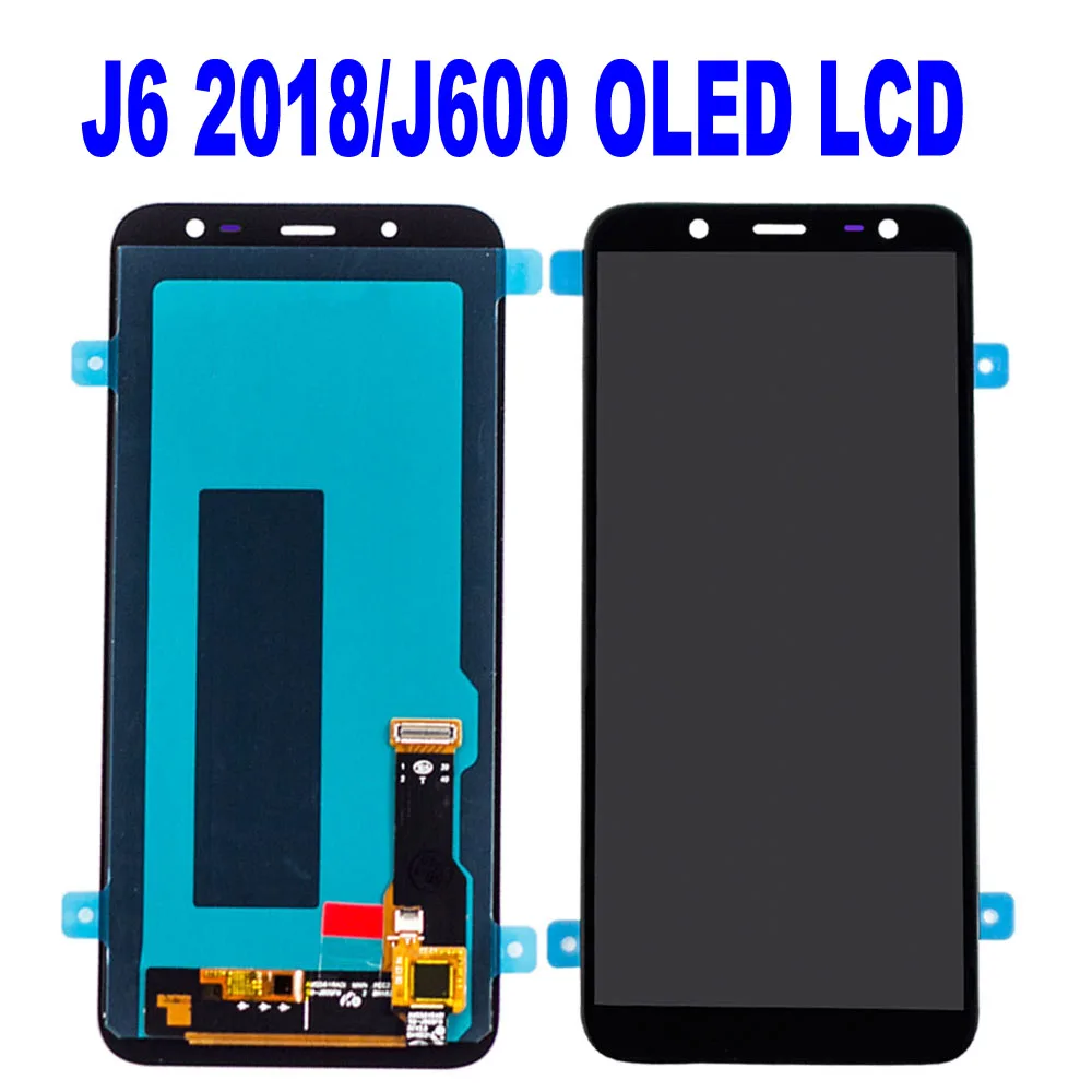 Super AmoleD skystųjų kristalų (LCD Samsung Galaxy J6 2018 J600 J600F J600Y J600F/DS J600G/DS LCD Ekranas Jutiklinis Ekranas Asamblėjos Pakeitimo