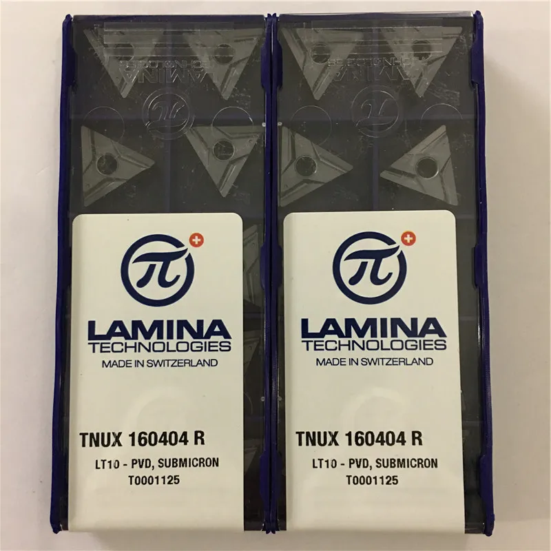 TNUX160404R-NN LT10 Originalus LAMINA karbido įterpti su geriausios kokybės 10vnt/lot nemokamas pristatymas