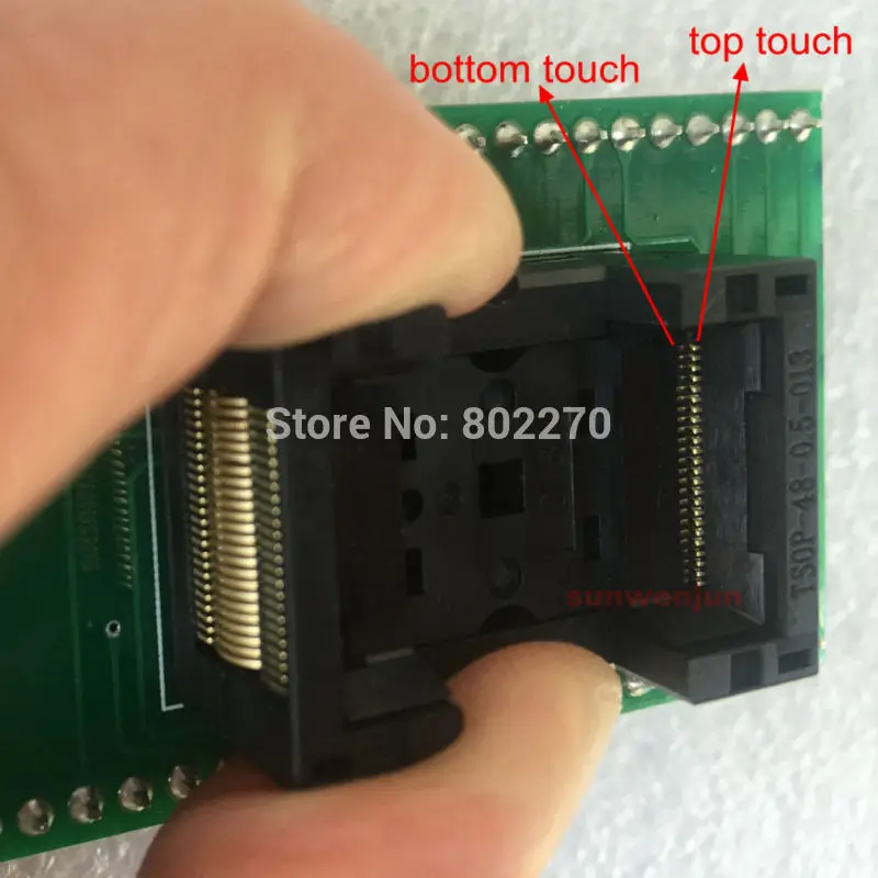 TSOP48 adapteris/ adapteris/ IC lizdas 48-pin ZIF lizdo universalus programuotojai