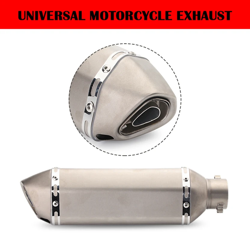 Universalus 35-51mm Modifikuotų Motociklo išmetimo Duslintuvo už Yoshimura, LENKTYNIŲ dujų Išmetimo Vamzdis, visas motociklas 125-1000cc