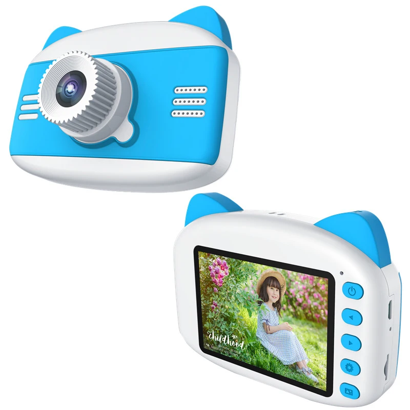 Vaikai Kamera 3.5 colio 1080P 12MP Mini Skaitmeninis Fotoaparatas Animacinių filmų Mielas Foto Vaizdo Vaikas Kamera Gimtadienio Dovana Vaikams Berniukams, Mergaitėms