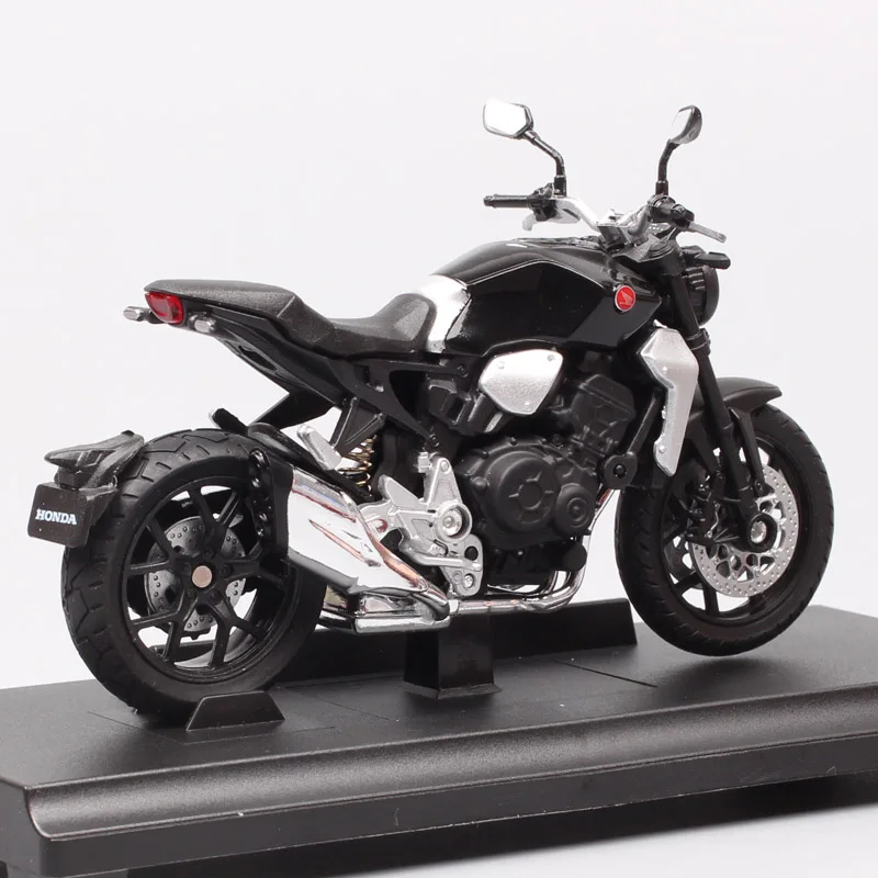 Vaikų 1:18 mastelis Welly 2018 Honda CB1000R dviratį motociklą rasės moto Diecasts & Žaislinės Transporto priemonės modelio miniatiūra surinkimo