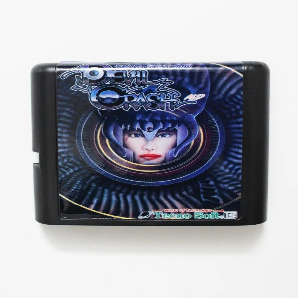 Velnias Avarijos 16 bitų MD Žaidimo Kortelės Sega Mega Drive Genesis