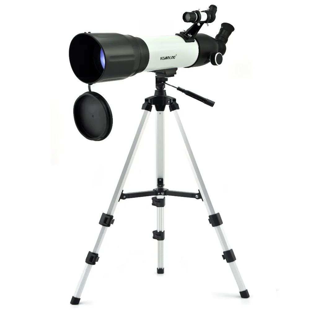 Visionking 90/500mm Monokuliariniai Refrakcija Astronominis Teleskopas PLG 90500 Gera Telescopio Dangus, Mėnulis, Žvaigždės stebėti Su Trikoju