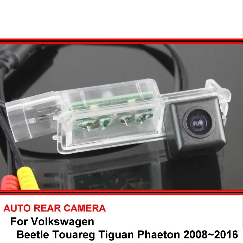 Volkswagen Beetle Touareg Tiguan Phaeton 2008~2017 Automobilio Galinio vaizdo Kamera trasera Atsarginės automobilių Stovėjimo aikštelė Kameros LED Naktinio Matymo SONY