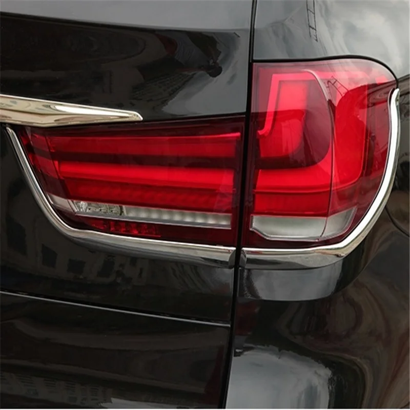 WELKINRY automobilį auto padengti BMW X5 F15 m. m. 2016 m. 2017 ABS chrome galiniai uodega lempos šviesos apdaila