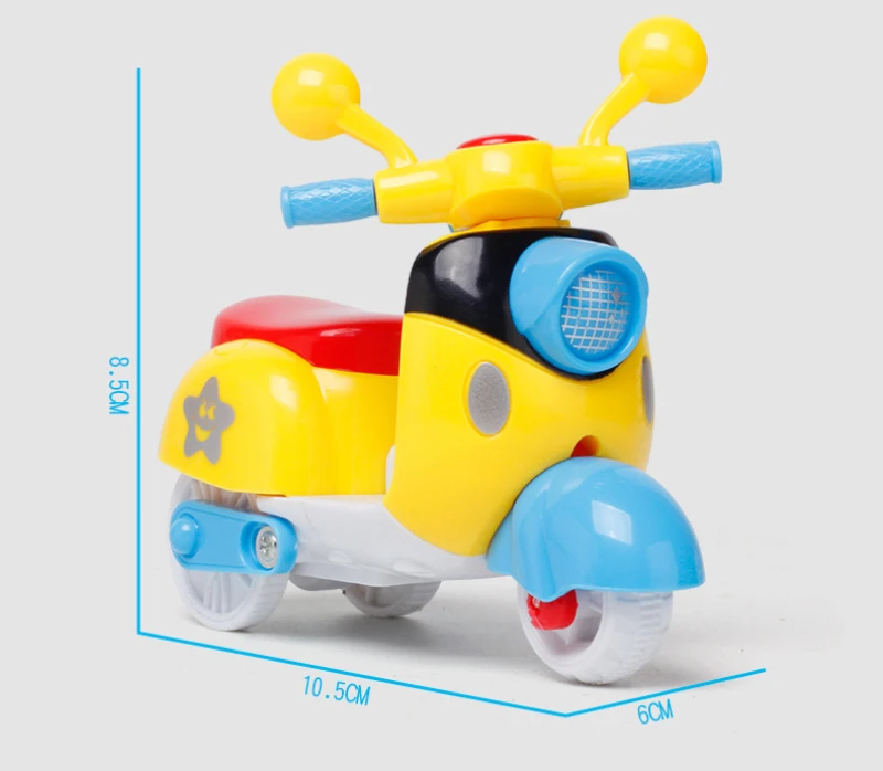 Žaislas Vaikams Automobilių Žaislai, Plastikiniai Dviejų Ratų Motociklo Modelis Animacinių filmų Inercinės transporto priemonių, Motociklų Vaikų Berniukų Mini Transporto priemonių Rinkiniai