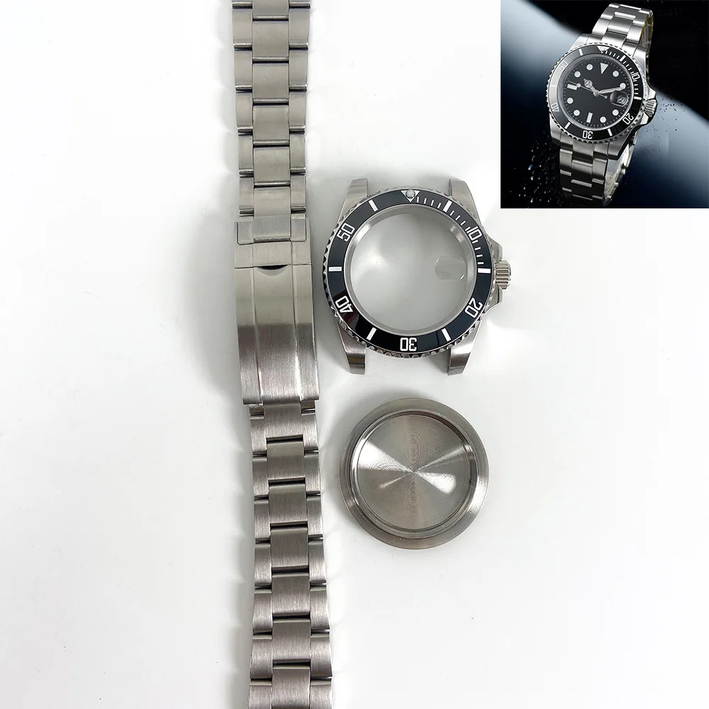 Žiūrėti Reikmenys Rolex Watch 8215 2813 40mm SUB Nerūdijančio Plieno su 