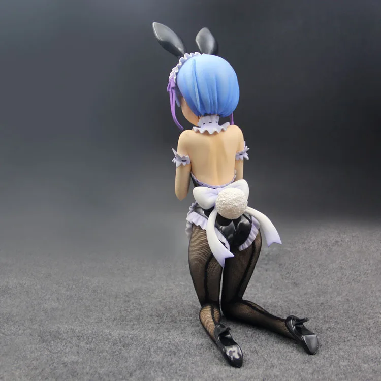 1/4 Išlaisvinti Anime Re: Gyvenimas kitame Pasaulyje Nuo Nulio RAM REM Bunny Seksualus Mergina PVC Veiksmų Skaičius, Žaislų Kolekcionuojamos Lėlės Modelio Dovana