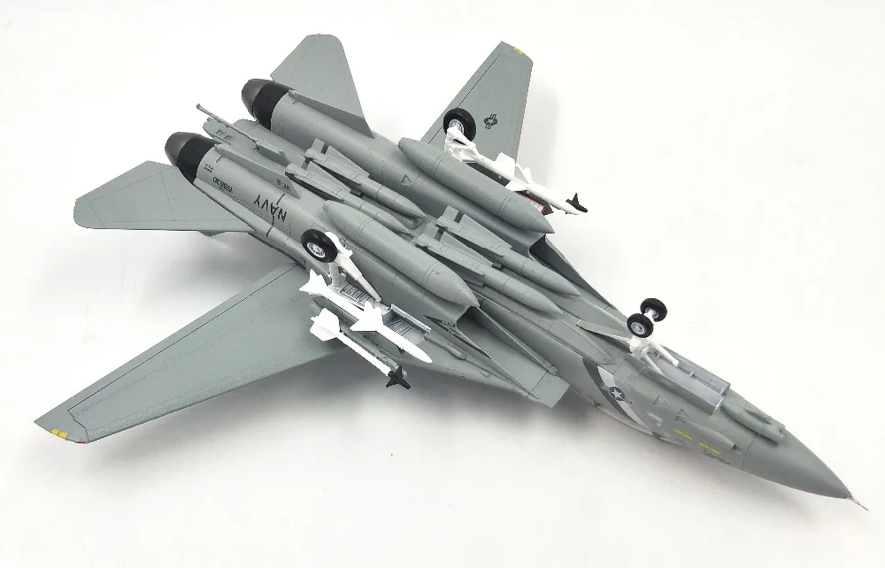 1:72 Amerikiečių F-14D kovotojas modelis VF-2 bounty hunter eskadrilės modeliavimo produkto modelis trimitas 37190