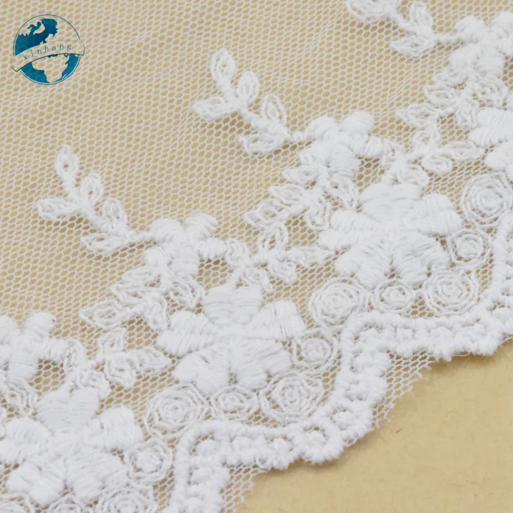 10yards 10cm pločio Medvilnės embroid nėrinių siuvimo juostelės guipure apdaila vestuvių nėriniai 