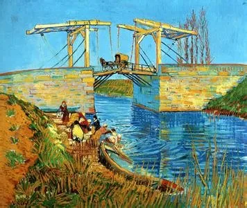 14/16/18/28/27 kabantis Tiltas dekoracijos Van Gogh Rankų darbo Siuvinėti Siuvinėjimo 