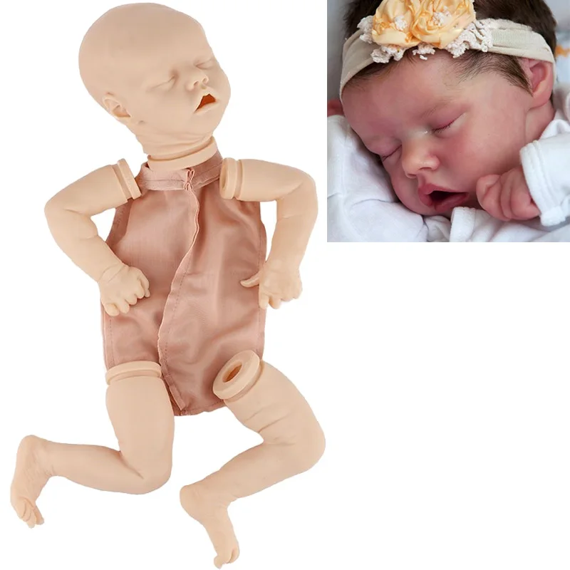 17 Colių Miega Baby Twin A Reborn Baby Doll 