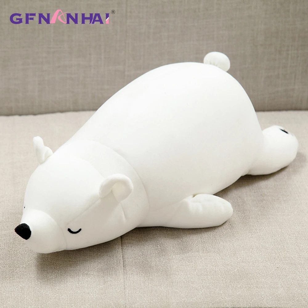 1pc 30cm Polar Bear Pliušinis Žaislas iškamša Baltasis Lokys Pliušinis Putų Partical Lėlės Vaikams & Mergaičių Minkšti Žaislai su Bambuko anglimi