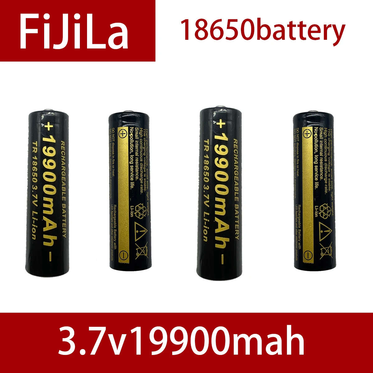 2-40pcs Naujos 3.7 V 18650 Baterija 19900 MAH Li-ion Recarregvel Para LED Lanterna Tocha ou aparelhos Eletr Nicos Batteria