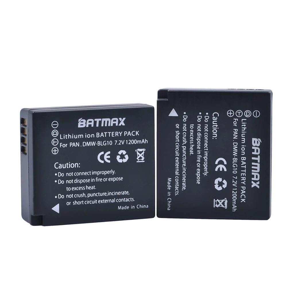 2 Vnt NT-BLE9 BLE9 DMWBLE9 NT-BLE10 Įkrovimo Baterija (akumuliatorius skirtas Panasonic NT-BLE9 NT-BLG10 DMC-GF3 DMC-GF5 DMC-GF6 DMCGX7 LX100