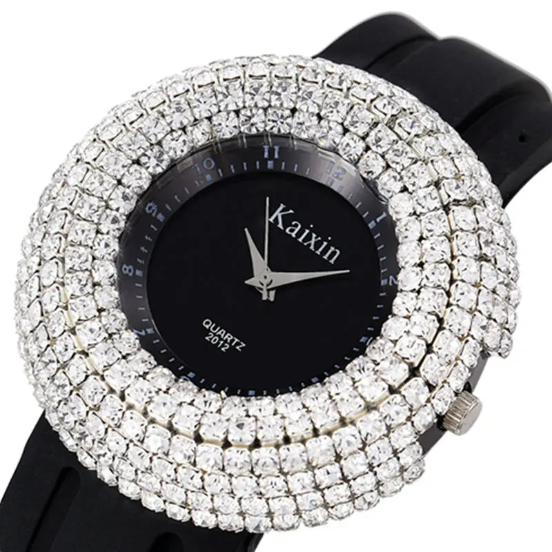 2018 Prabanga Silikoninis Laikrodis, Moteriški Laikrodžiai Mados Deimantų Moterų Laikrodis Prekės Blizga Ciferblatas Laikrodis Karšto Orologio Uomo