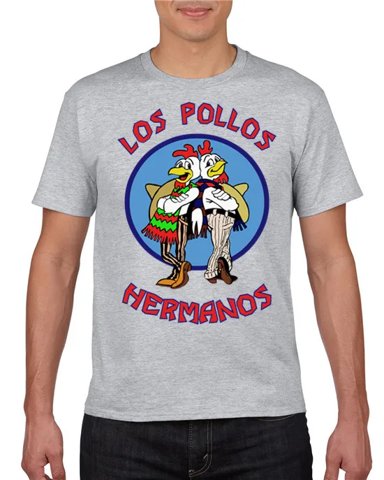2019 Breaking Bad vyras marškinėliai 2019 LOS POLLOS spausdinti juokinga viršūnes lady Vištienos Broliai mados punk harajuku prekės ženklo žmogus t-shirt