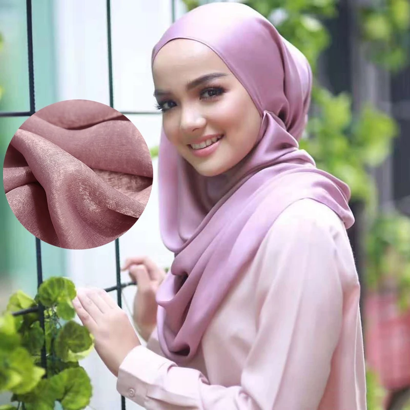 2019 Naujas Šilko Musulmonų Wrap Momentinių Hijab Šalikas Nešioti Skara Skarelė Satino Islamas foulard femme musulman Turbaną Moterims