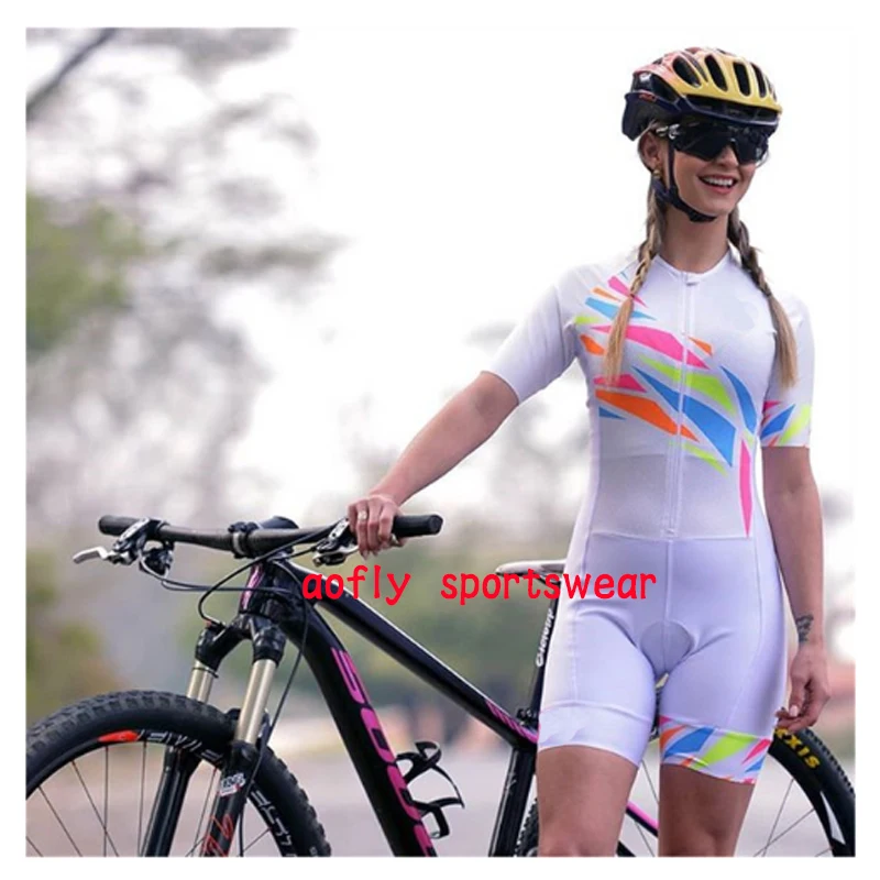 2020 Moterų triatlonas kostiumą drabužių Dviračių skinsuits kūno nustatyti aofly roupa de ciclismo rompers mergina trumpas jumpsuit rinkiniai vasaros