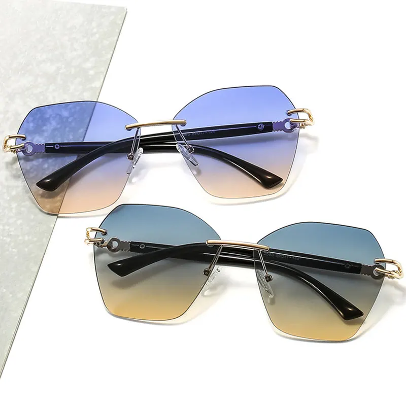 2020 Naujas Taškus Akiniai nuo saulės Nereguliarus Kristalų Prabangos Prekės ženklo Dizaineris Saulės Akiniai Aukštos Kokybės Gradientas Eyeware Moterų UV400
