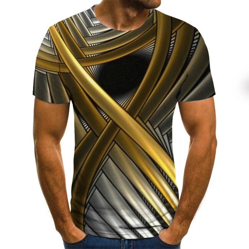 2020 Naują Atvykimo Mados Mens Splash-rašalo 3D Spausdinimo Tees Marškinėliai trumpomis Rankovėmis T-Shirt O Kaklo Streetwear Harajuku Palaidinė Viršūnės