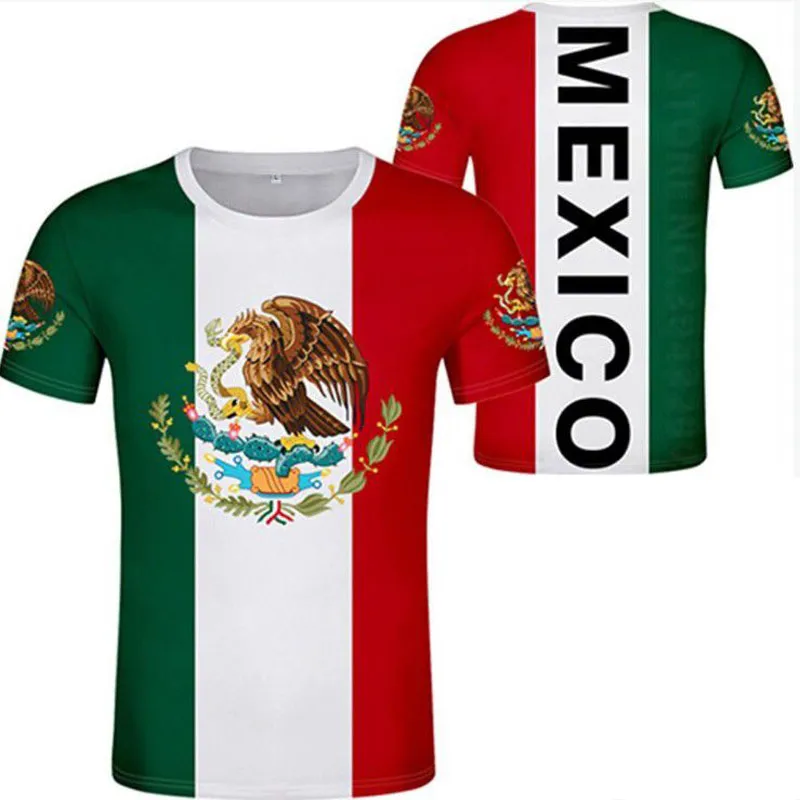 2020 metų Vasaros Naujausias Meksika Nacionalines vėliavas 3D Atspausdintas T-Shirt Vyrams, Atsitiktinis Vyras marškinėlius trumpomis Rankovėmis Juokinga negabaritinių marškinėliai Topai tee