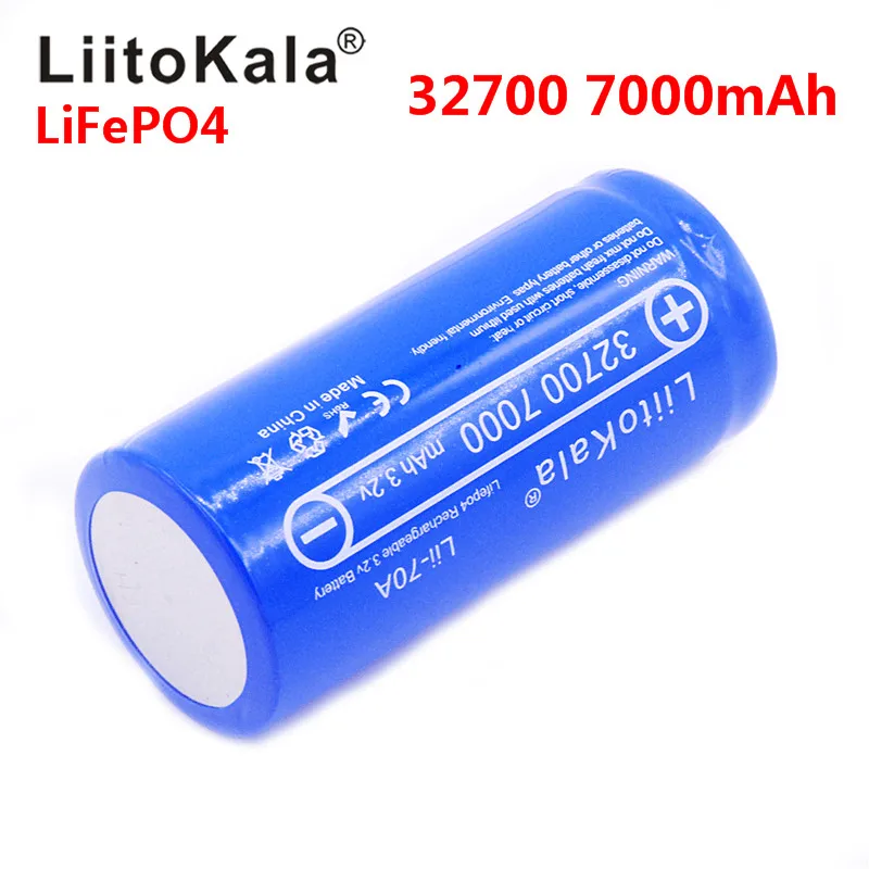 2020 naujas Lii-70A LiitoKala 32700 3.2 v 7000 mAh lifepo4 akumuliatorius ląstelių 5C baterijos išsikrovimo Atsarginę Energijos Flashligh