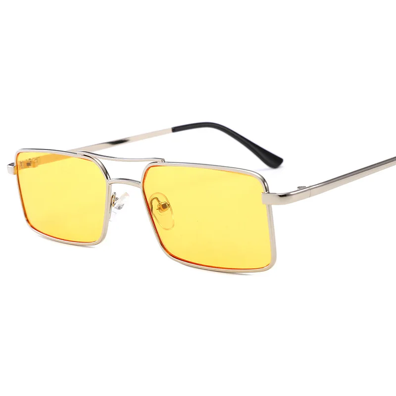 2020 saldainiai-spalvoto metalo akiniai nuo saulės moterims lauke tendencija akiniai nuo saulės vyrams paprasto akinius Galima naudoti kaip rėmelį keisti objektyvų
