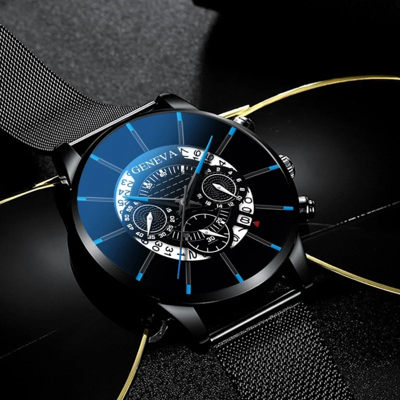 2020 vyriški Žiūrėti Reloj Hombre Relogio Masculino Nerūdijančio Plieno Kalendorius Kvarco Riešo Žiūrėti Vyrų Sporto laikrodis Laikrodis Geneva Laikrodis