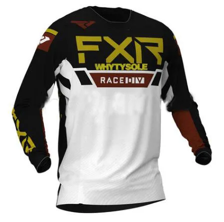 2021 Naujas juodos ilgomis Rankovėmis Kalnų Jersey Motokroso Dviračiai Megztiniai Moto GP Kalnų Dviračių T-Shirt BMX DH FXR Dviračių Drabužiai