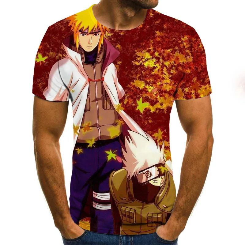 2021 naujausias mados Naruto marškinėliai Vyrams, Moterims, 3D t-shirt naruto cosplay Palaidinės naruto veiksmų skaičius, tee marškinėliai Vyrams Viršūnės