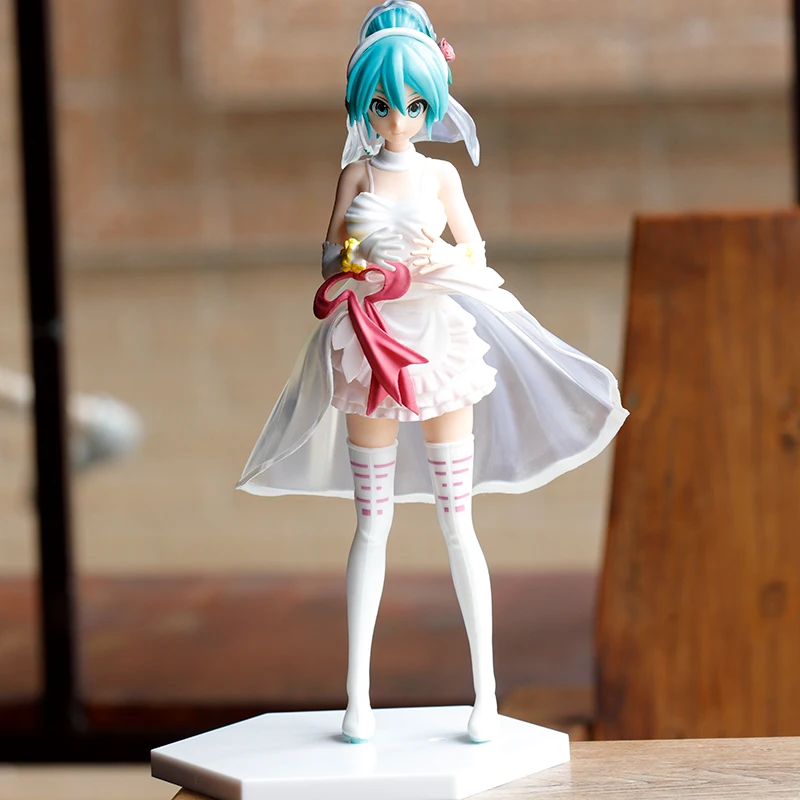 25cm Anime pav Suknelė vestuvių Pavasarį Vaizdo ver Mielas Kawaii Statula PVC Veiksmų Skaičius, Surinkimo Modelis Žaislas, Lėlė Mergaitė dovana