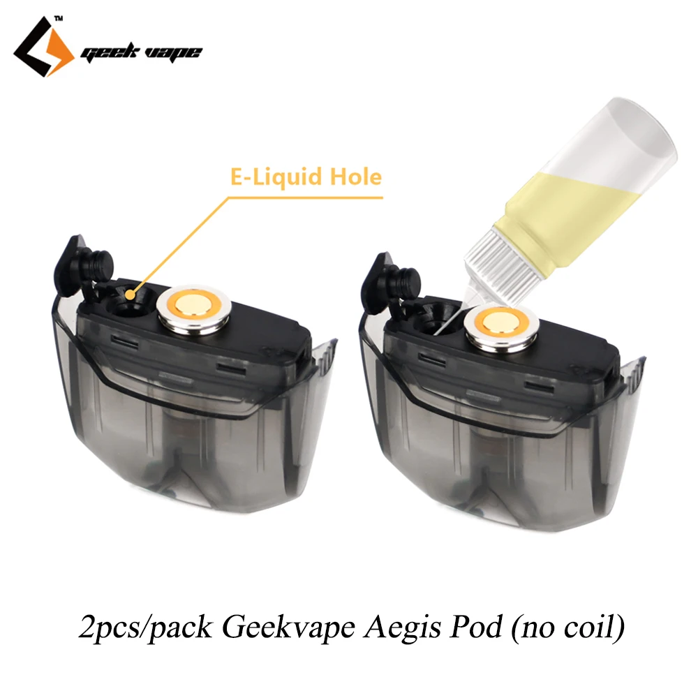 2vnt/pak Geekvape Pakeitimo Aegis Pod Talpa 3.5 ml Tuščia Kasetė Elektroninių Cigarečių Vape Bakas Ne Ritė Aegis Pod