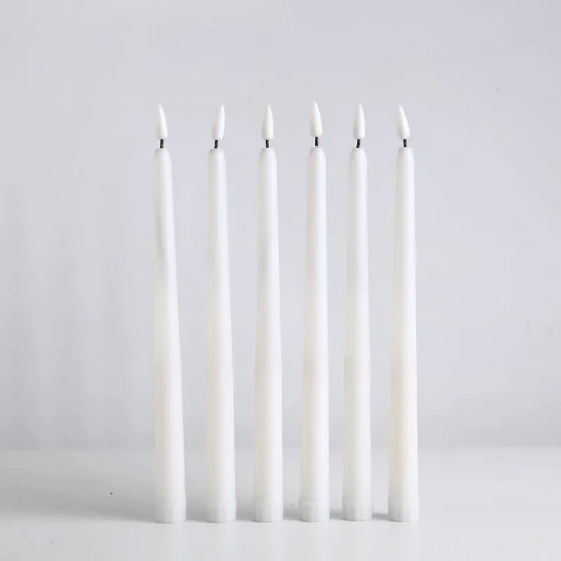30 vienetų 11 colių plastiko mirgėjimas flameless led siaurėjantys žvakių restorane žvakių šviesoje vakarienė docoration-28 cm