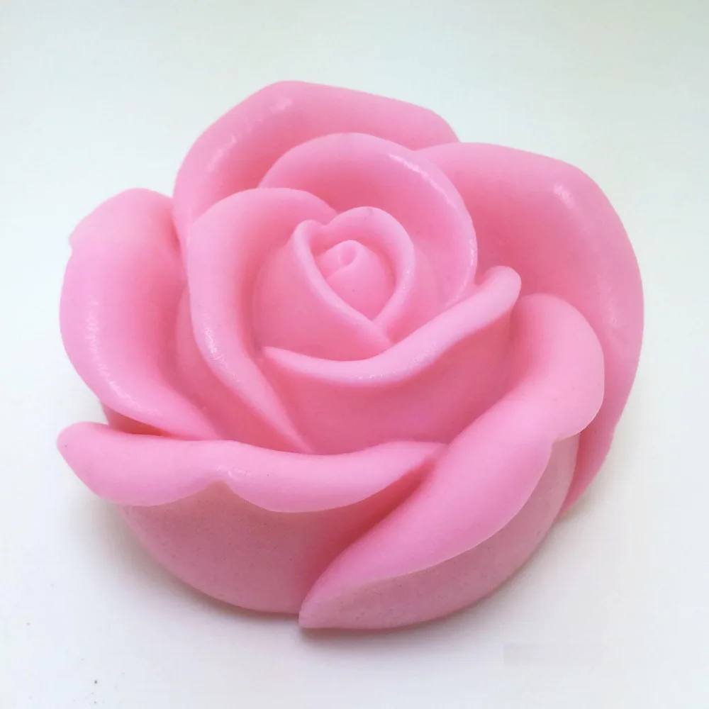 3D Rožių Muilas Silikono Formos Silikagelio Pelėsių Silicio Žvakių Liejimo formos Dekoravimo Pelėsių Nemokamas Pristatymas