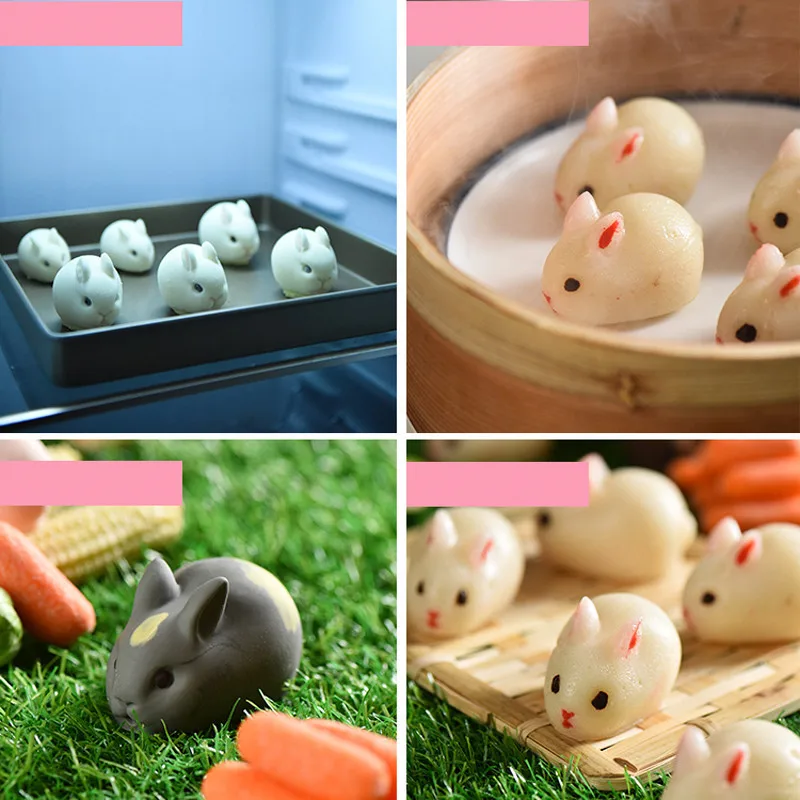 3D Triušis Easter Bunny Silikono Formos Putėsius Desertas Pelėsių Tortas Dekoravimo Priemonės Želė Kepimo Saldainiai Šokoladiniai Ledai Pelėsių