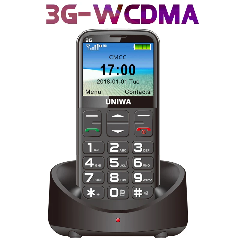 3G: WCDMA rusų klaviatūra mobiliojo telefono 2.31 colio gsm 1400mAh mygtukas SOS FM pigūs atrakinta Viena sim vyras mobilusis telefonas