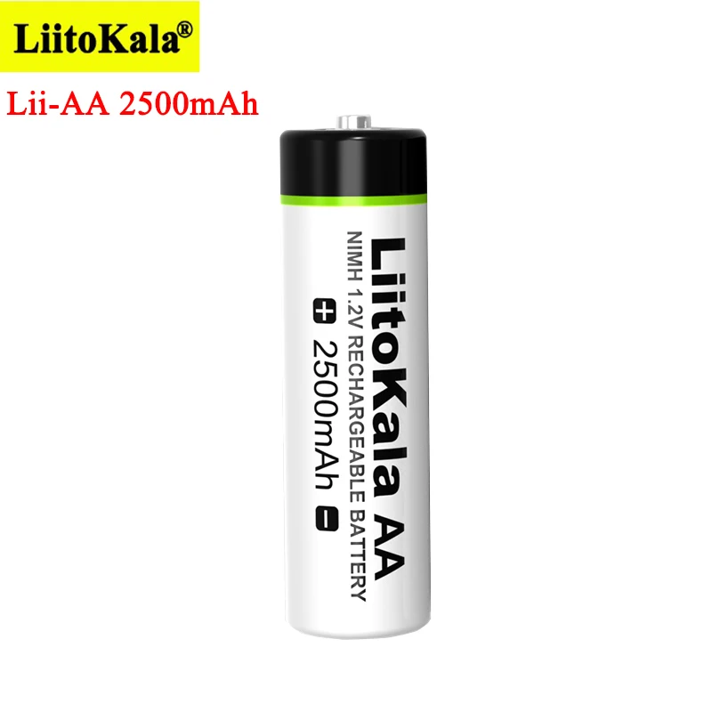 4pcs Liitokala 1.2 V AA 2500mAh Ni-MH baterija + 4pcs AAA 900mAh Temperatūros ginklą nuotolinio valdymo pelės baterijas