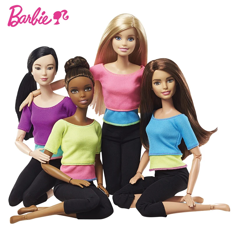 5 Stilių, Originalias Barbie Bendras Judėjimas Lėlės, Gimnastika, Joga Šokėja Futbolo Žaidėjas Barbie Lėlės Vaikų Švietimo Žaislas Mergina Dovana