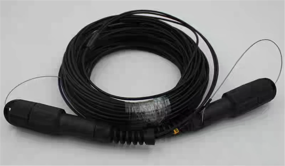 500mtr 2 branduolių Lauko DVI LC-LC Fiber optic Patch cord vandeniui SM Šarvuotos CPRI TPU kabelis Singlemode FTTH FTTA jumper ELINK