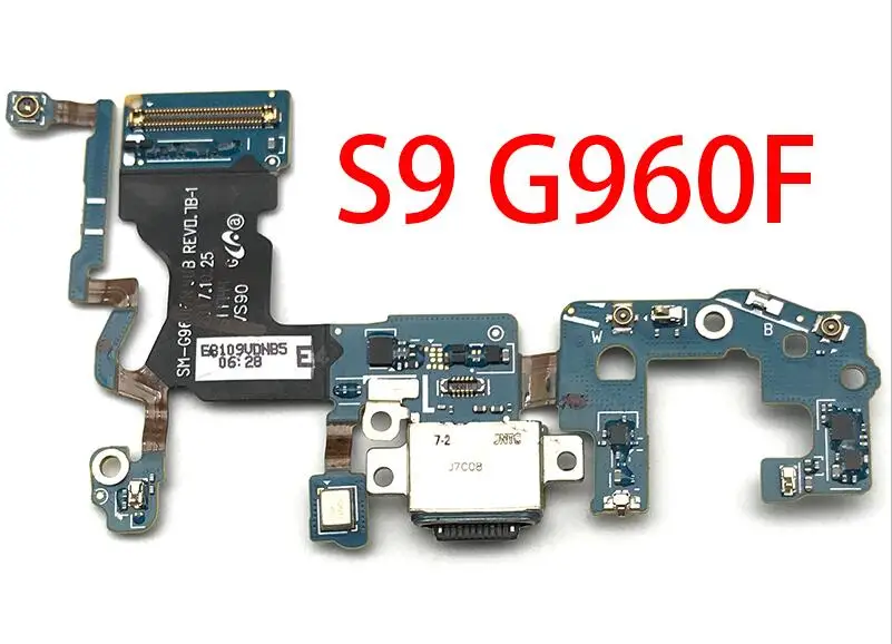 5VNT USB Įkroviklis Įkrovimo Dokas Port Jungtis, Flex Kabelis Samsung Galaxy S8 S9 Plus G950F G950U G960F G960U