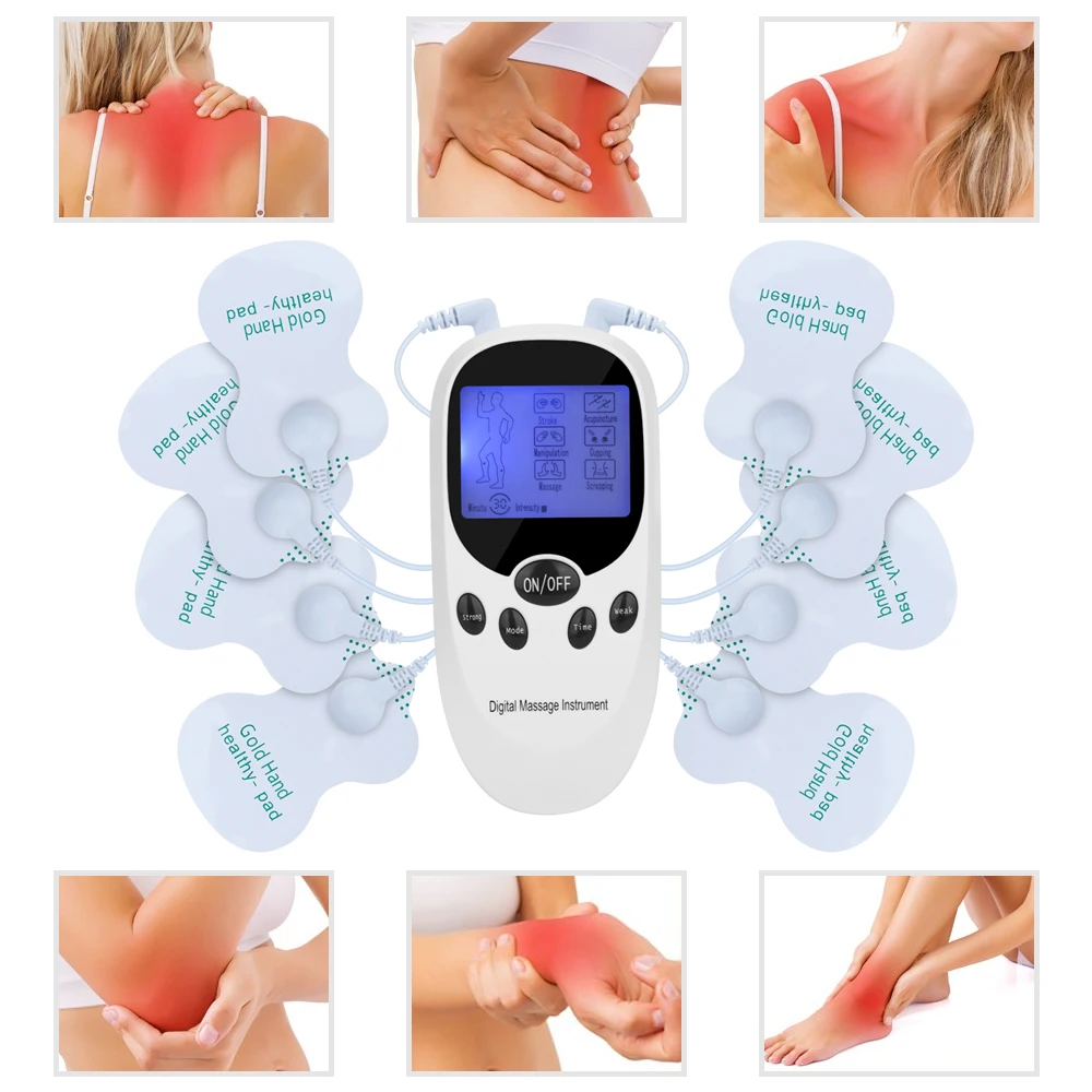 6 modeliai, EPS Elektros herald Dešimtis Akupunktūra Kūno Masažas Skaitmeninis Terapijos Aparatas Raumenų Stimuliatorius Electrostimulator Massager