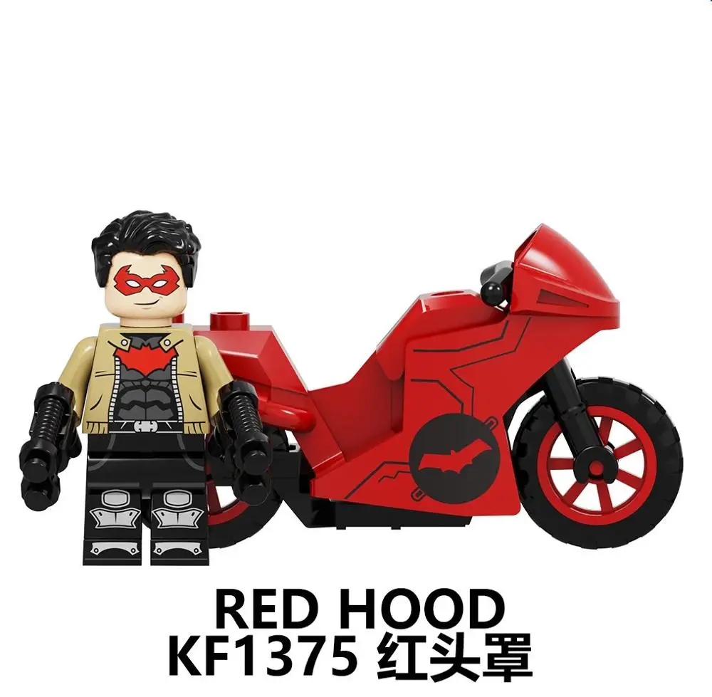 8Pcs Blokai KF6120 Surinkimo Žaislai Ghost Rider Pantera Raudona Gaubtu Motociklo Plytų Duomenys Berniukai Vaikams Gimtadienio Dovanos