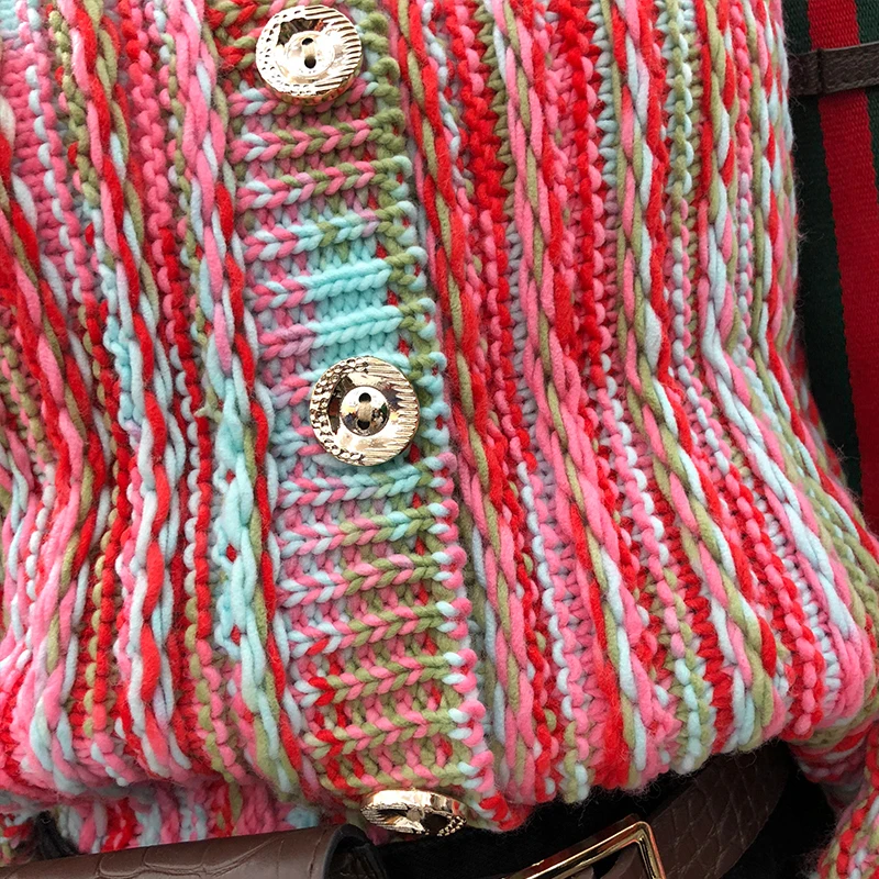 AELESEEN kilimo ir tūpimo Tako Mados Moterų Megztinis Spalvinga Megzti Rudens Žiemos Naujas Atvykimo Atsitiktinis Šalis Atostogų Megztinis